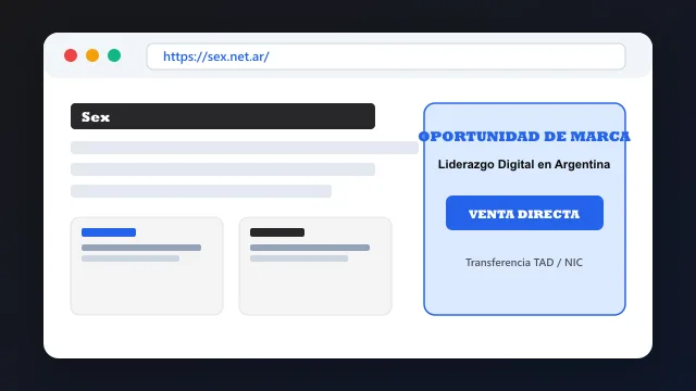 Modelo de aplicación comercial y proyectos digitales para sex.net.ar